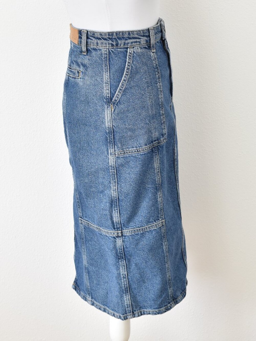 RAILS Olympic Denim Midi Skirt In Sorrento - 24 - Picture 7 of 11